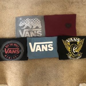 5 Men’s Vans short sleeve shirts